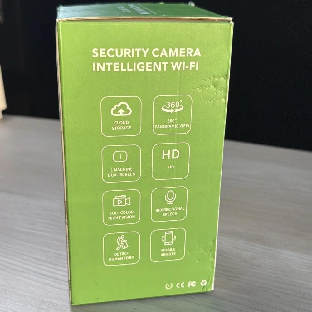 Smart WiFi IP Camera Indoor Wireless Security Monitor 360 Degree View Mob Remote